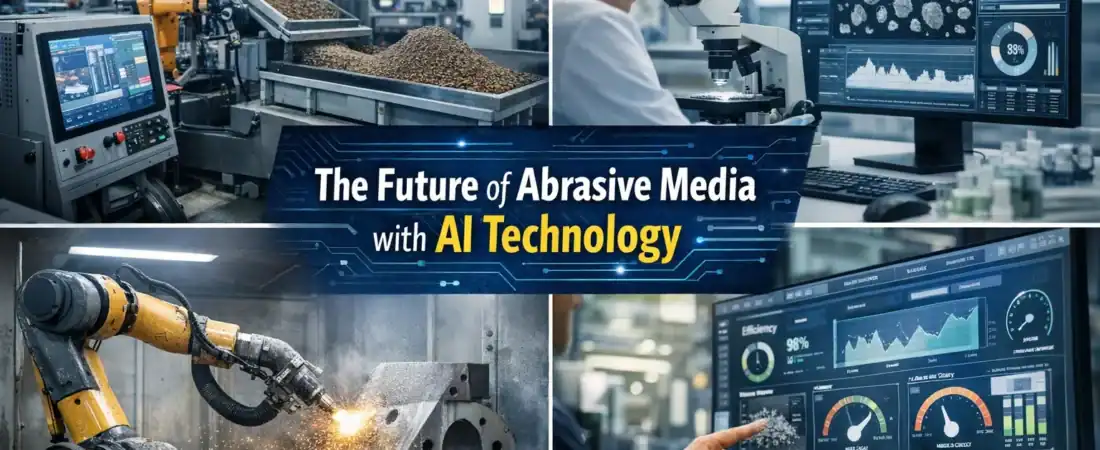 The Future of Abrasive Media with AI Technology: How Smart Manufacturing Is Transforming Surface Finishing